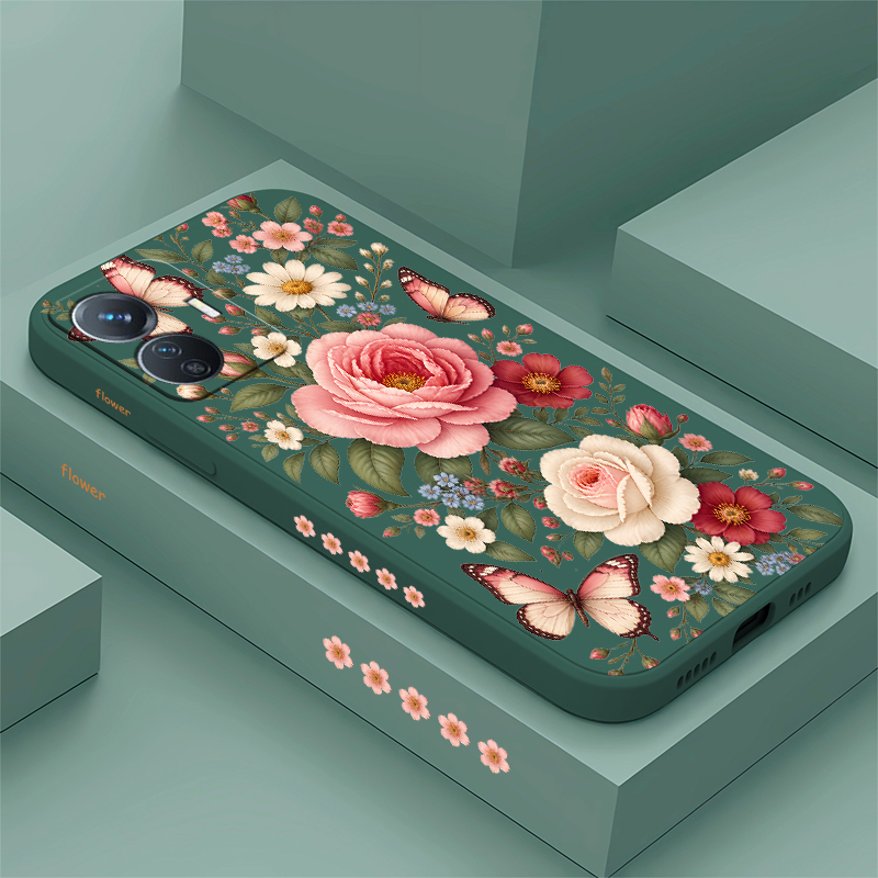 Vivo Y28 - Casing Bunga Kupu-kupu untuk Vivo Y400