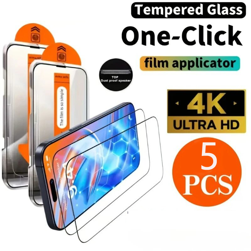 Realme Gt 6 - 5 buah pelindung layar kaca tempered