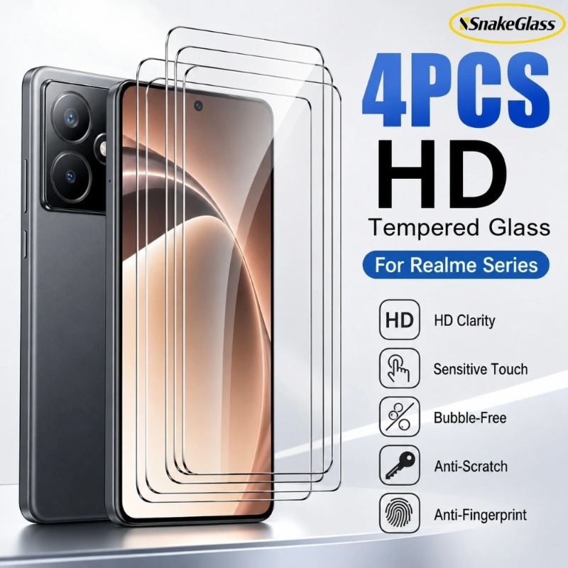 Realme Gt 6 - Pelindung Layar Kaca Tempered Film Bening