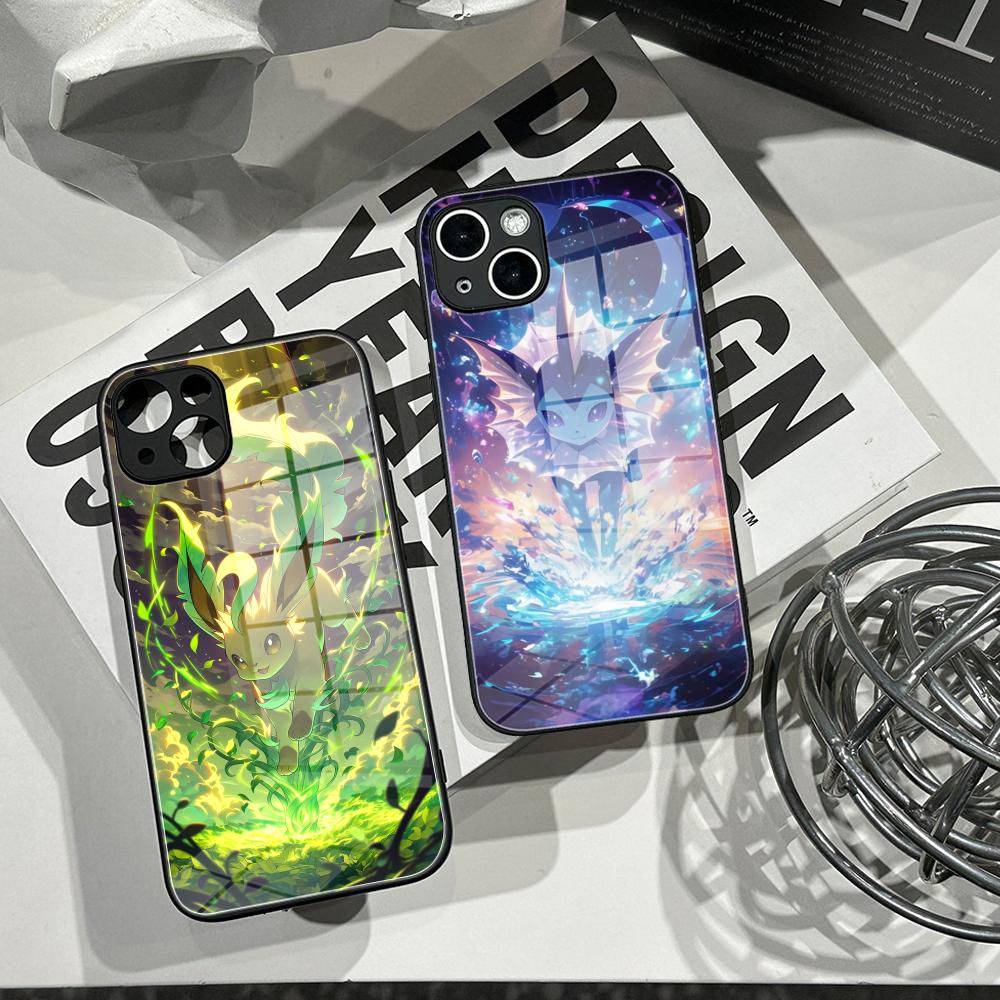 Apple Iphone 16 - Casing Ponsel P-Pokemons Pelindung Kaca Tempered