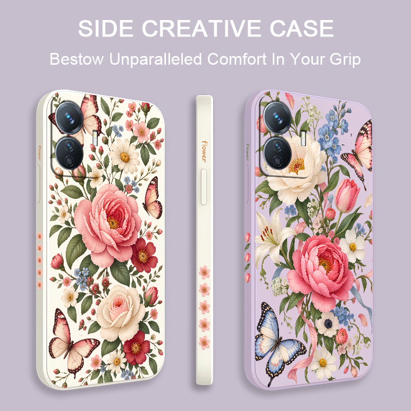 Casing Bunga Kupu-kupu untuk V - Vivo Y28 ulasan dan harga