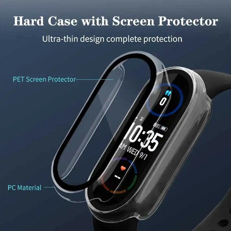 Kaca Antigores + Casing PC unt - Xiaomi Smartwatch Accessories ulasan dan harga