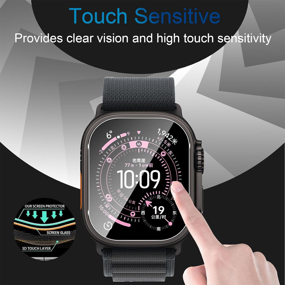Pelindung Layar Kaca Tempered  - Smartwatch Case ulasan dan harga