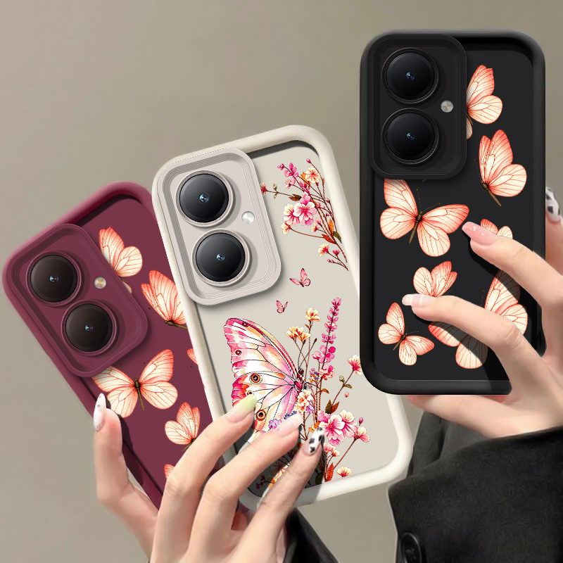 Casing Telepon Bermotif Bunga  - Vivo Y28 ulasan dan harga