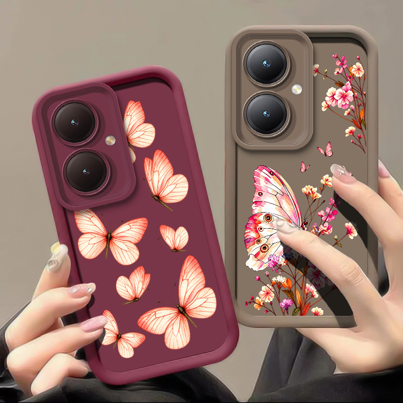 Casing Telepon Bermotif Bunga  - Vivo Y28 ulasan dan harga