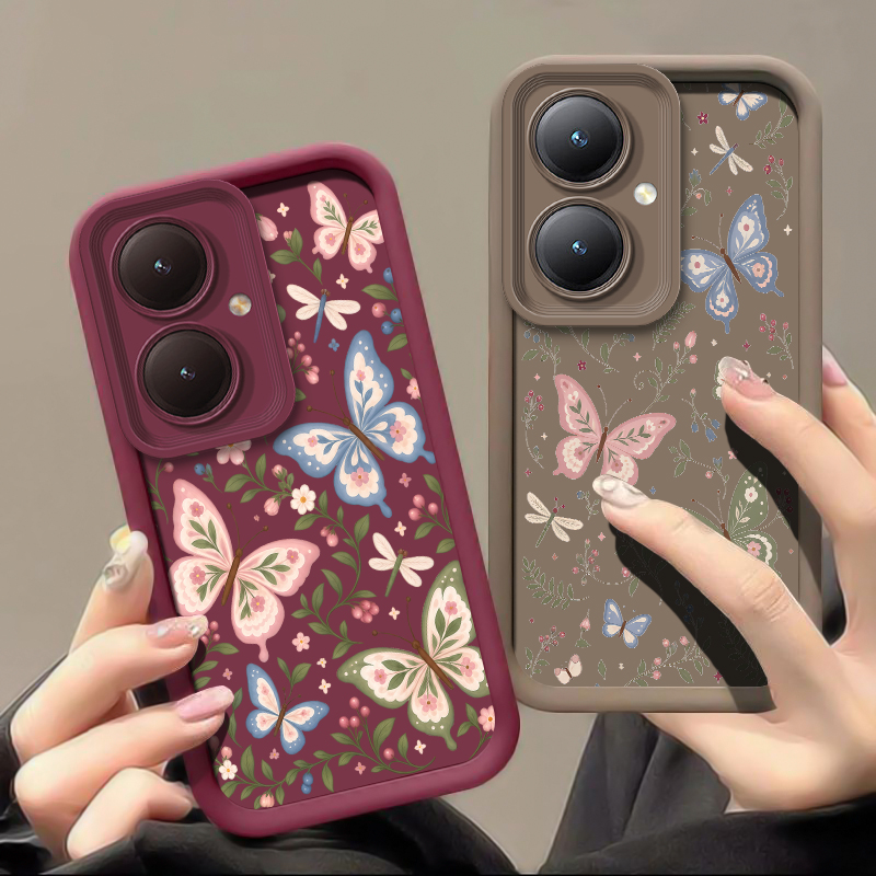 Casing Telepon Motif Kupu-Kupu - Vivo Y28 ulasan dan harga