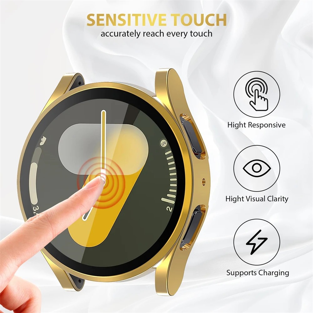2PCS Casing Transparan TPU Ful - Accessories For Galaxy Watch 5 ulasan dan harga